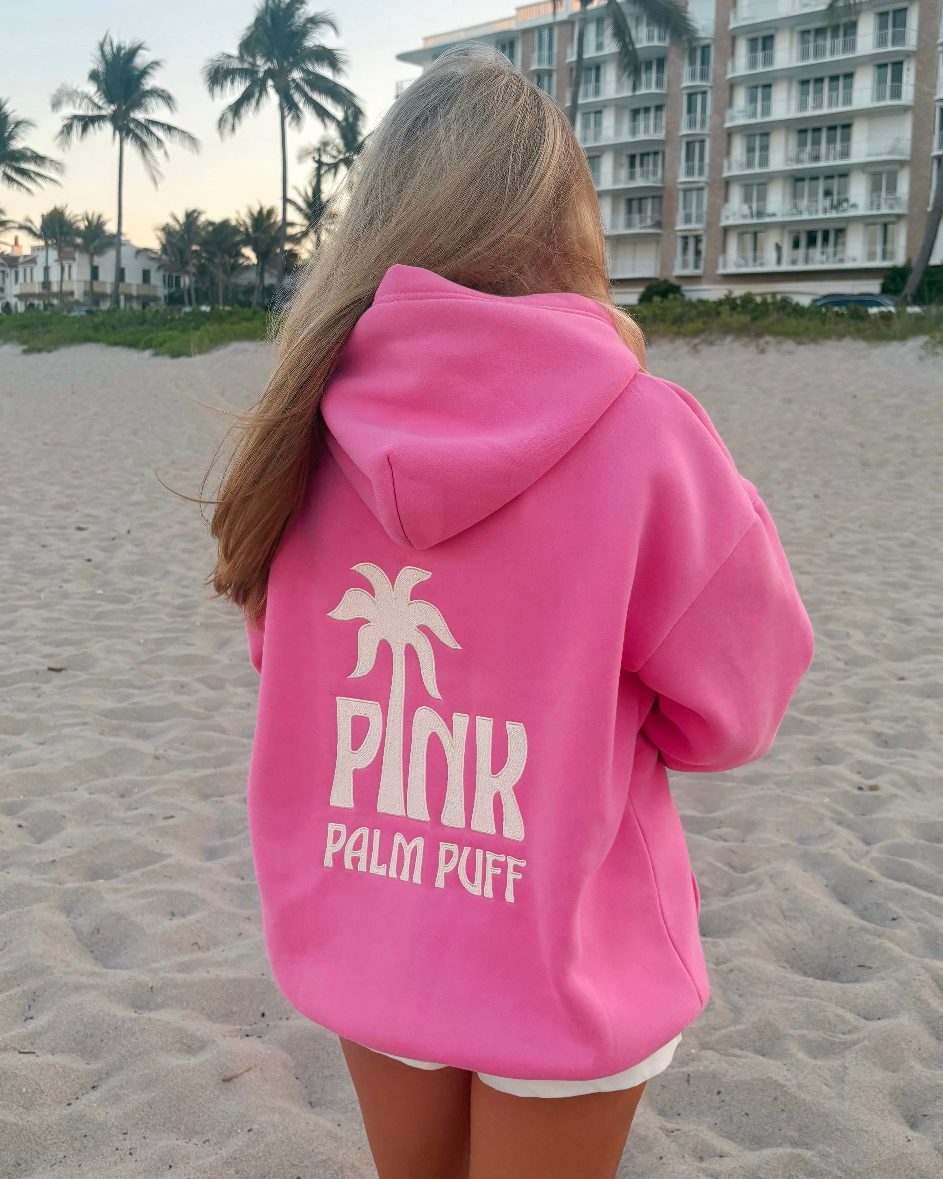 Classic Puff Hoodie in Raspberry